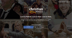 Desktop Screenshot of christianmingle.com
